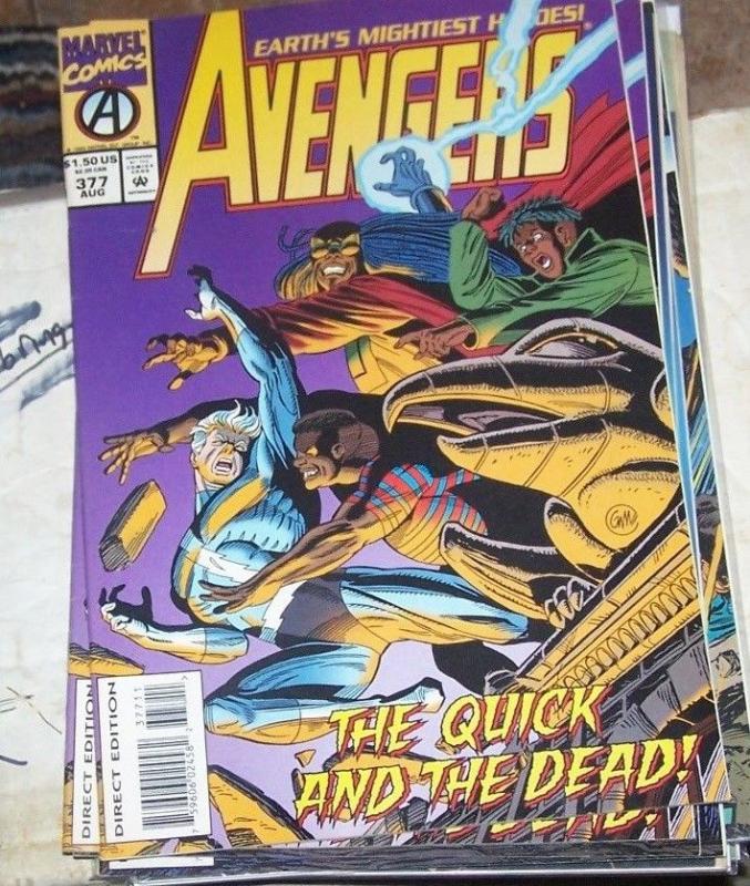 Avengers #377 (Aug 1994, Marvel) QUICK AND THE DEAD+SCARLET WITCH