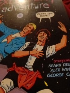 Bill & Teds Excellent Adventure DC Comic Book 1989 copper age movie adaptations