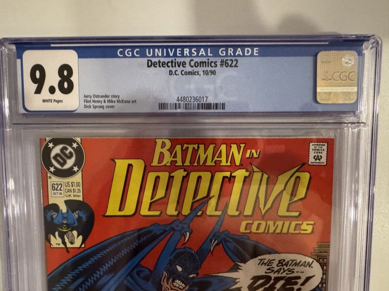 Detective Comics #622 CGC 9.8 - Batman (1990)