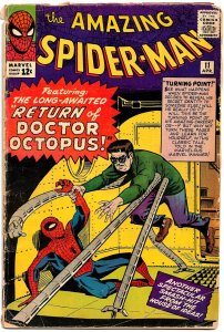 AMAZING SPIDER-MAN #11(Apr1964) 3.0 GD/VG   All Steve Ditko! Doc Oak Returns!