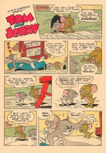 2 TOM AND JERRY COMICS #91 & 92 (1952) 7.0 FN/VF  Barney Bear & Benny Burro too!