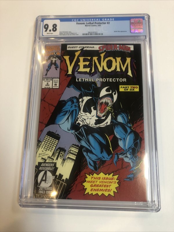 Venom: Lethal Protector (1993) # 2 (CGC 9.8 WP) | Spider-man App !