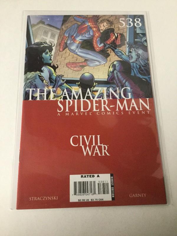 The Amazing Spider-Man 538 Nm Near Mint Marvel 