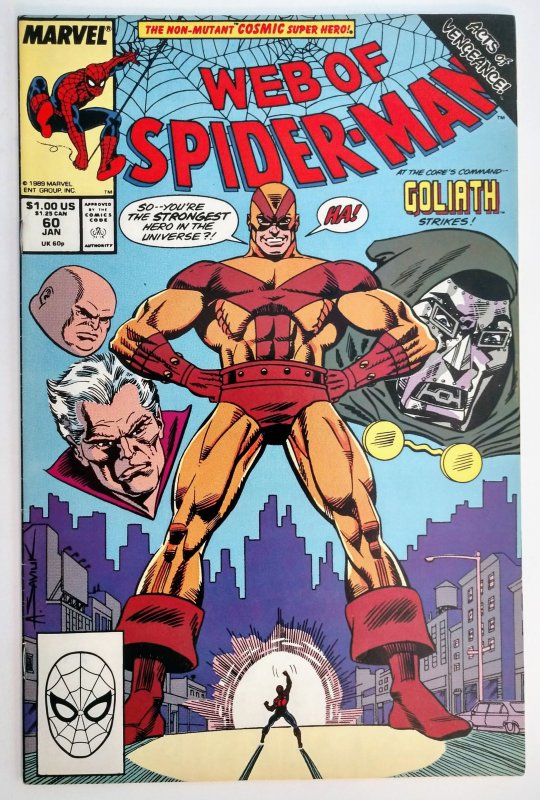 Web of Spider-Man #60 (VF, 1990)
