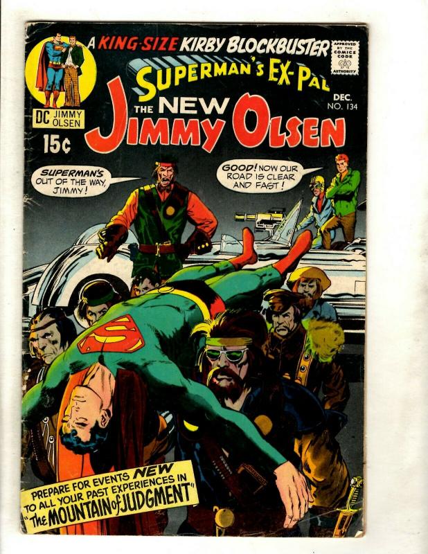 Superman's Pal Jimmy Olsen # 134 VG/FN DC Comic Book Darkseid Jack Kirby GK1