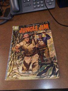 JUNGLE JIM DELL COMICS #13 JULY-SEPT 1957 silver age action adventure movie hero