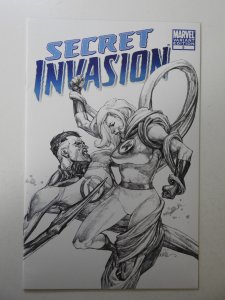 Secret Invasion #5 Sketch Cover (2008) VF+ Condition!