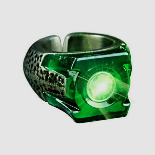 Green Lantern Power Ring - 2011 movie Prop Replica - Light Up works - No Box