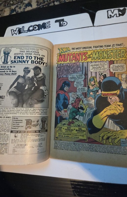 The X-Men #66 (1970)vs the hulk Buscema/thomas