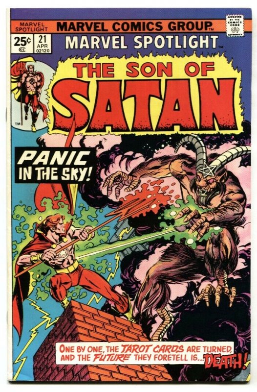 Marvel Spotlight #21 comic book-Marvel- Son of Satan 1975