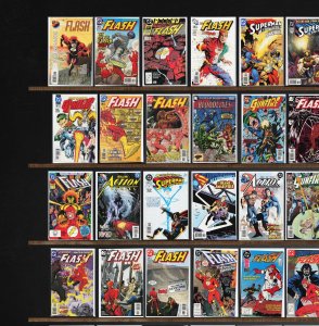 Huge Lot 150+ Comics with Action Comics, The Flash, Sgt. Rock, Gunfire & More!