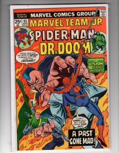Marvel Team-Up #43 (1976) DR DOOM! SCARLET WITCH! VISION! / EC#2