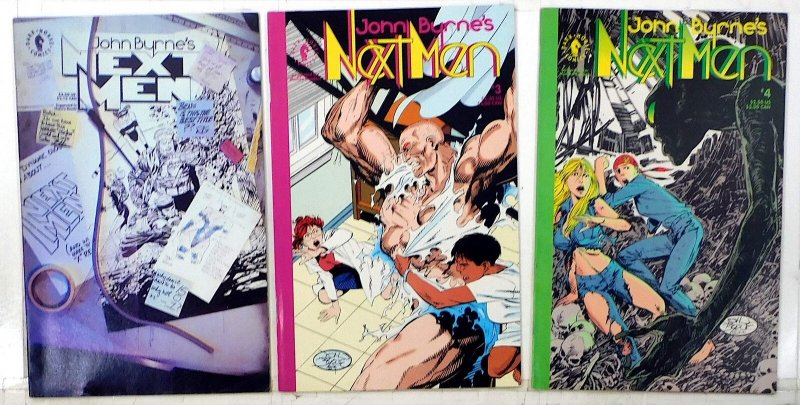 Next Men Lot of 3 #15, 3, 4 (1992) Dark Horse Comics 1st Print Comic Books