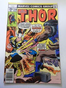 Thor #270 (1978) Pizzazz insert intact FN Condition