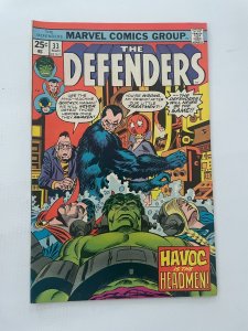 The Defenders # 33 NM- Marvel Comic Book Hulk Dr. Strange Silver Surfer 33 LI7
