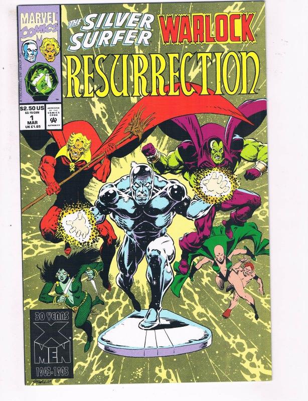 The Silver Surfer Warlock Resurrection #1 VF Marvel Comics Comic Book DE6