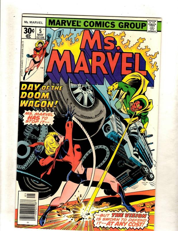 Ms. Marvel # 5 NM Comic Book Vision Avengers Iron Man Hulk Thor FM5