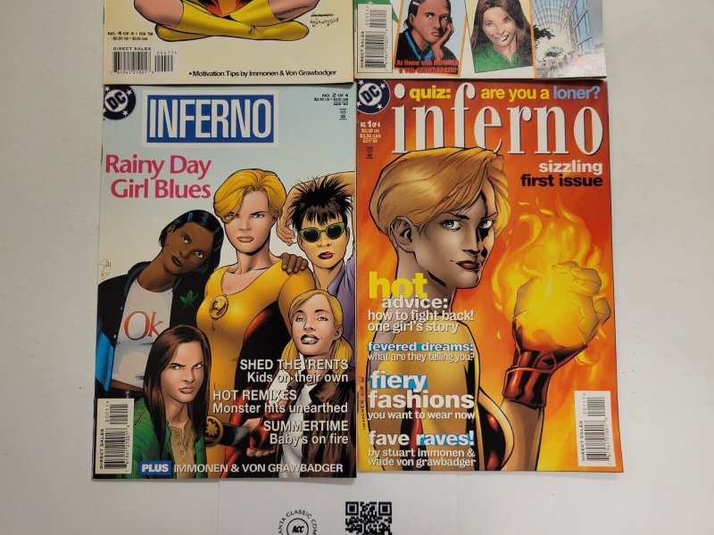 4 Inferno DC Comic Books #1 2 3 4 Series 95 TJ15