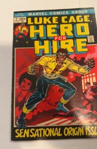 Hero for Hire #1 (1972)1st app of Luke Cage