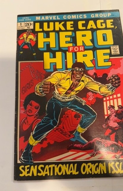 Hero for Hire #1 (1972)1st app of Luke Cage