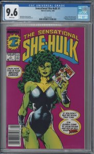 SENSATIONAL SHE-HULK 1 CGC 9.6 NM+ John Byrne 1st Shulkie 1989 MCU Disney+ KEY!!