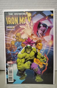 Invincible Iron Man #597 Variant Cover (2018). H20