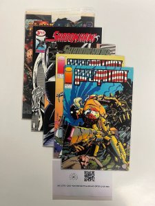 5 Image Comics Super Patriot #2 3 + Shadowhawk II # 1 3 + Black Flac #1 66 JS30