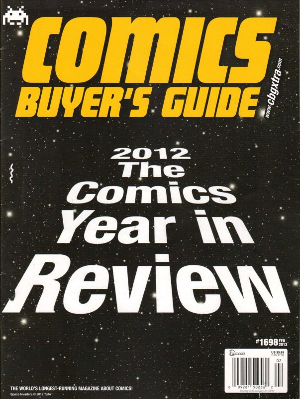 Comics Buyer's Guide #1698 VF ; F&W | 2012 Year In Review