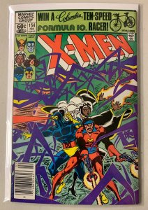 Uncanny X-Men #154 Newsstand Marvel 1st Series (8.0 VF) (1982)