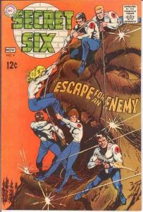 SECRET SIX 4 VF+  November 1968 COMICS BOOK