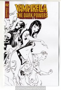 VAMPIRELLA DARK POWERS (2020 DYNAMITE) #2 VARIANT 1:40 LEE B&W INCV NM G27827