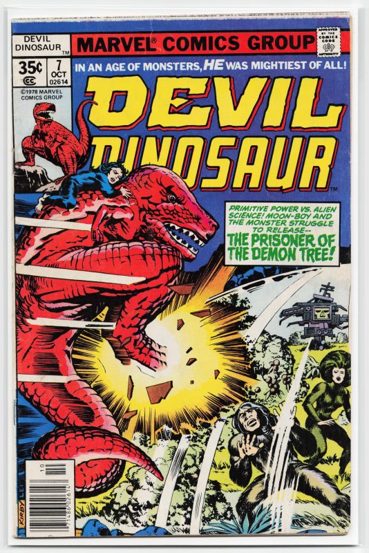 Devil Dinosaur #7 (1978) Devil Dinosaur