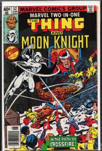 Marvel Two-in-One #52 (1979) Moon Knight [Key Issue]