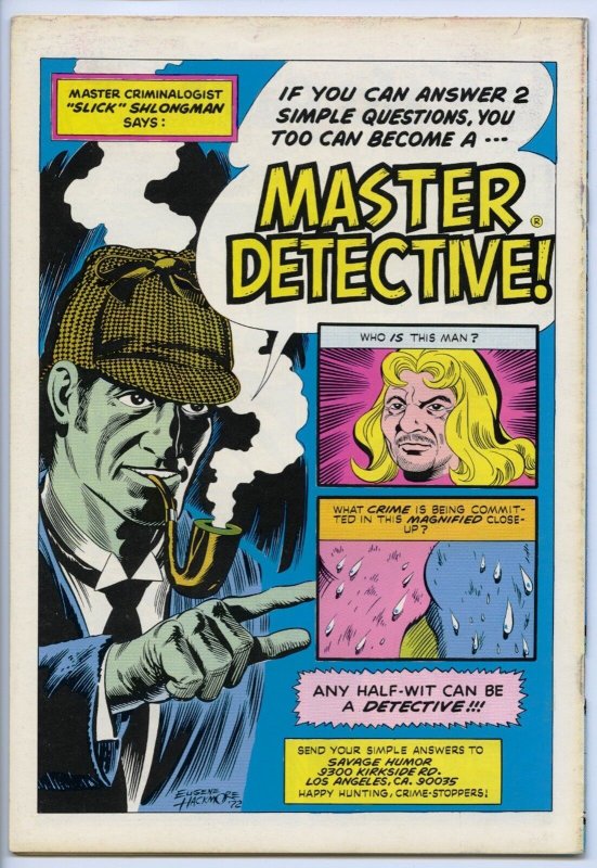 SAVAGE HUMOR - Comix - 1st printing