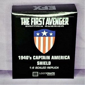 Loot Crate Exclusive 1940's CAPTAIN AMERICA SHIELD 1:6 Scaled Replica (EFX)!