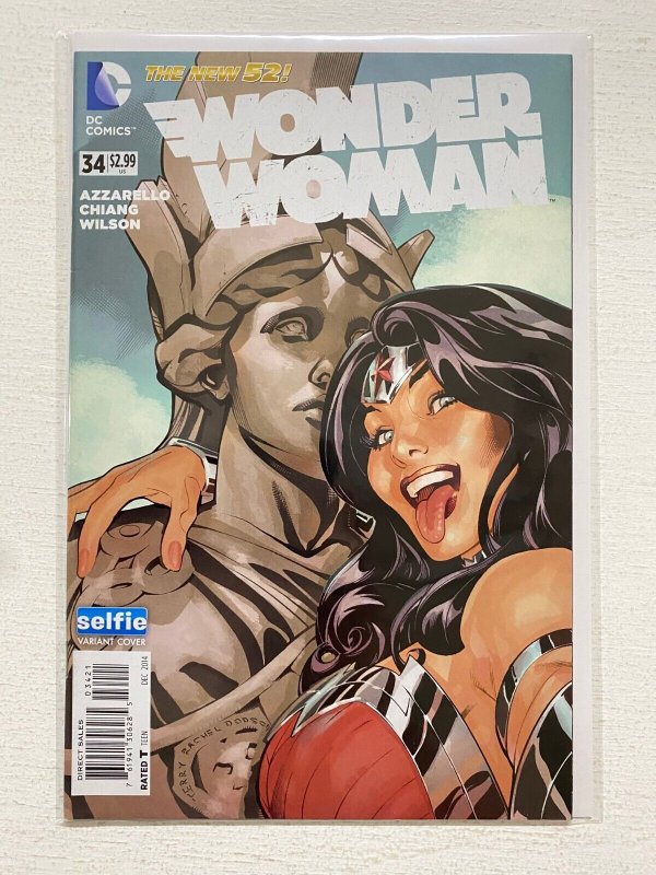 Wonder Woman #34 B variant 8.0 VF (2014 4th series) 761941306285