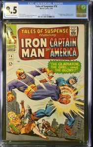 Tales of Suspense #76 1966 Marvel Comics CGC 8.5 1st app Ultimo
