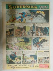 (51) Superman Sunday Pages by Wayne Boring from 1956  Size: 11 x 15 inches