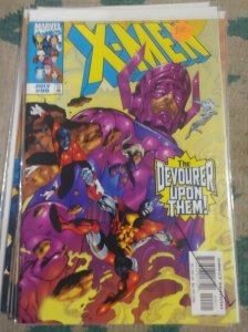 X MEN # 90 1999, Marvel galactus eats skrull homeworld colossus storm  gambit