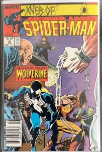 Web of Spider-Man #29 Newsstand Edition (1987, Marvel) Wolverine Appearance