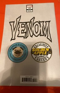 Virgin Venom #1 and venom #28 golden apple variant WWE