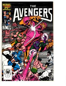 5 The Avengers Marvel Comic Books # 264 265 266 267 268 Wasp Silver Surfer WT1