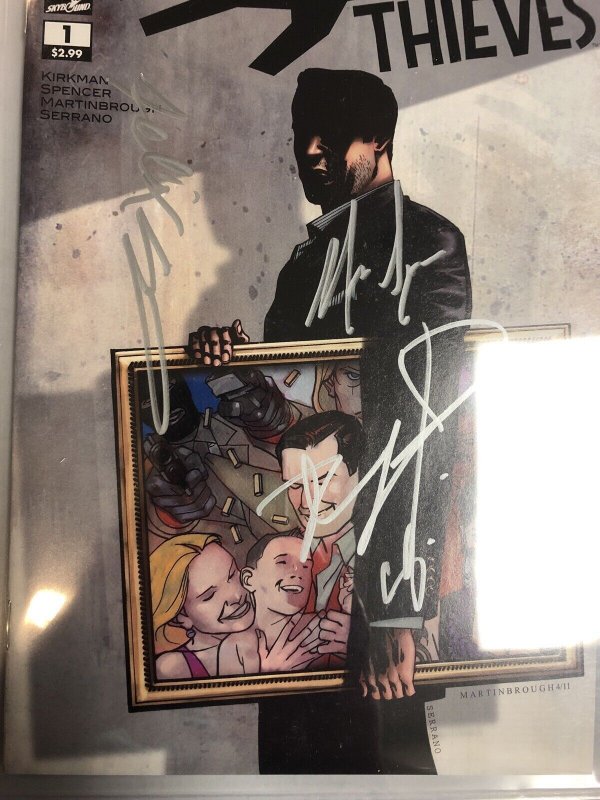 Thief of Thieves (2012) # 1 CGC 9.6 |Signed Kirkman Martinbrough Serrano Spencer