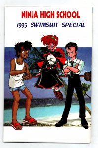 Ninja High School Swimsuit Special #2 1993 -die cut cover- Antarctic Press - NM