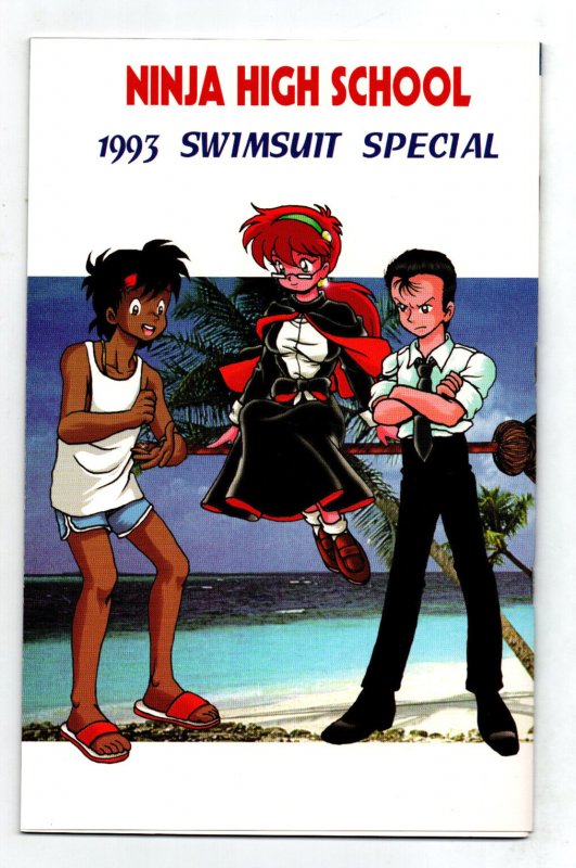 Ninja High School Swimsuit Special #2 1993 -die cut cover- Antarctic Press - NM