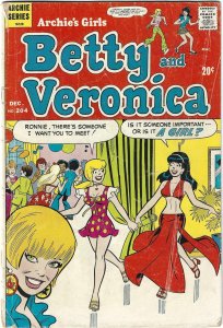 Archie's Girls Betty and Veronica #204 (1972)