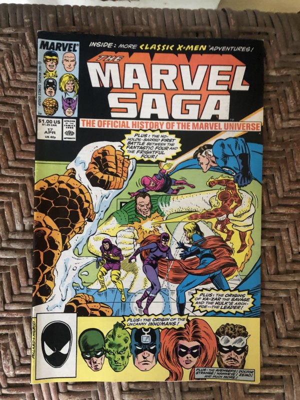 The Marvel Saga The Official History of the Marvel Universe #17 (1987)