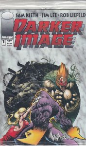 Darker Image #1C (with card) VF/NM ; Image | Sam Kieth Maxx card