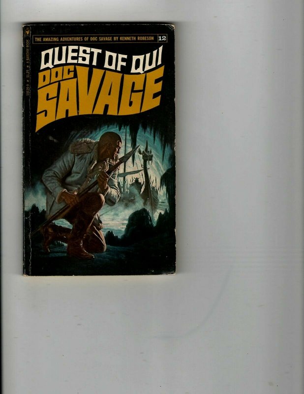 3 Books The Dark Dominion In a Funny Vein Quest of Qui Doc Savage Mystery JK25