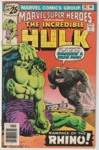 Marvel Super Heroes #58 (Jul 1976, Marvel), FN (6.0), Incredible Hulk stars